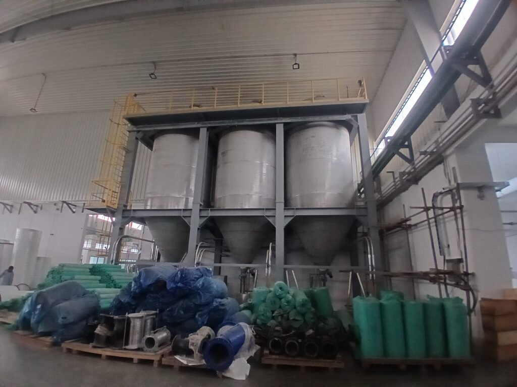 Custom carbon steel and stainless steel industrial storage tank fabrication with NDT weld inspection in Pakistan