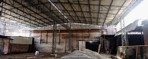 Steel shed Sheikhupura project by MHN Engineers