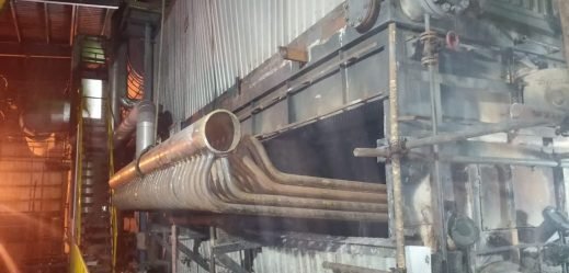 Triplex waste heat boiler and 20 TPH steam boiler installation