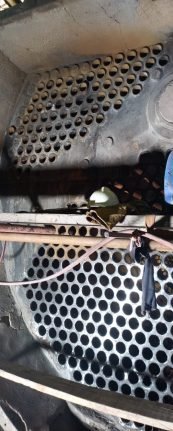 Bed tube heat exchanger replacement for the Basuki steam boiler