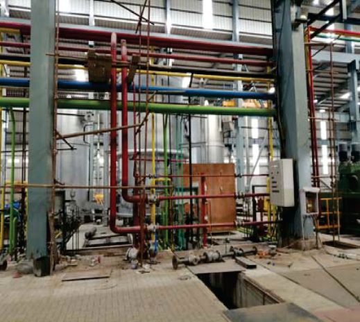 Raw water and steam condensate piping fabrication at Hadeed Pakistan