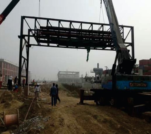 Compactor and stenter machine installation with electrical works at Style Textiles