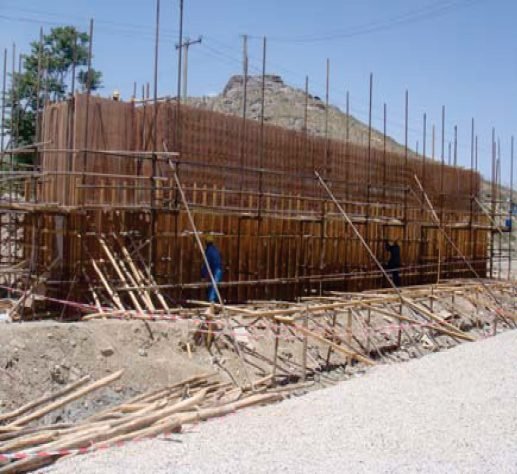 LPG storage civil enclosure structure construction