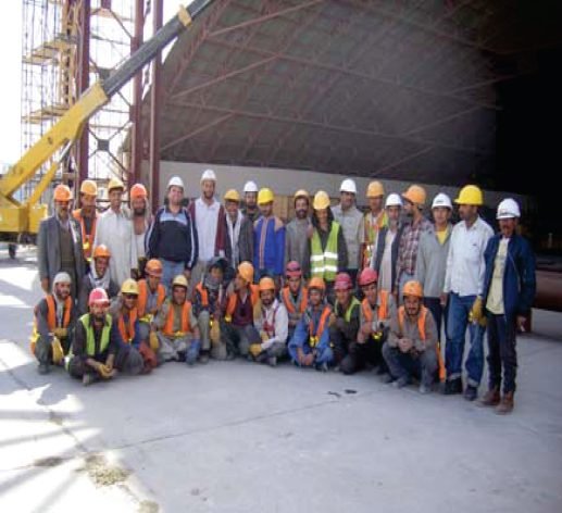 Air Corps hangar construction and renovation at Kabul