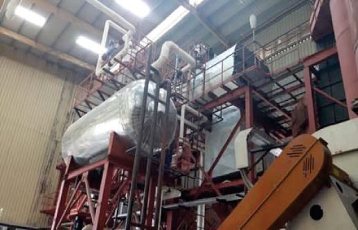 25 ton per hour hybrid steam boiler installation at Shahkam Industries