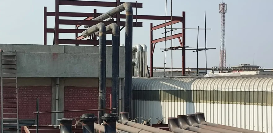 High pressure steam pipeline fabrication and installation Pakistan