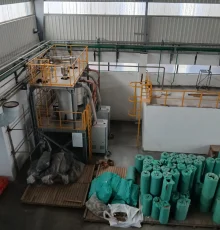 MHN Engineering insulated utility piping installation inside an industrial plant